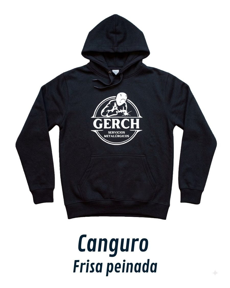 Buzo canguro con capucha de frisa