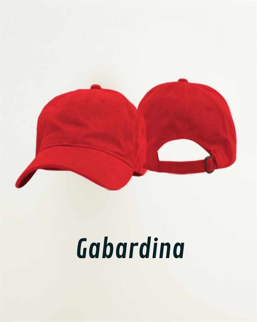 Gorra de gabardina